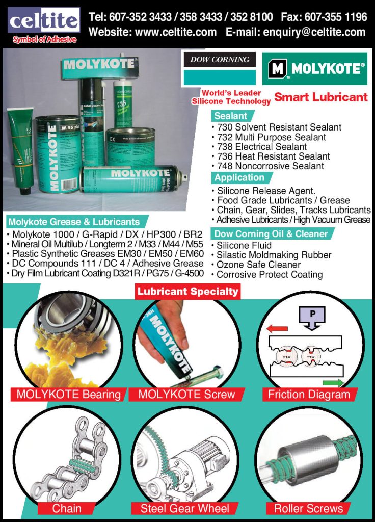 Molykote Grease & Lubricants, Sealant, Dow Corning Oil & Cleaner