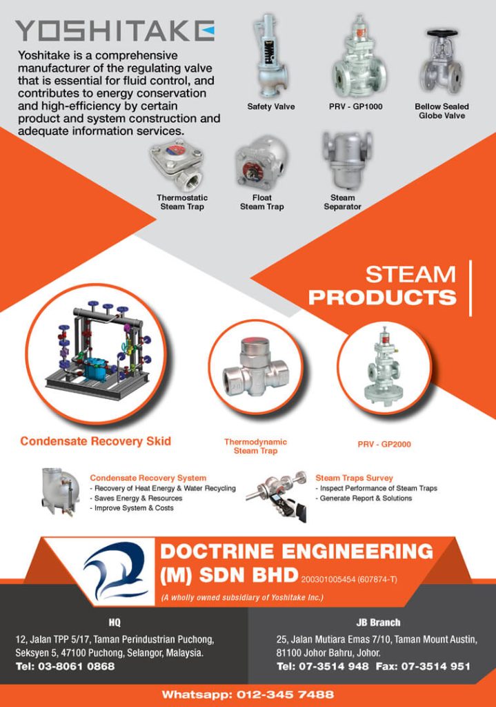 Steam Products, Safety Valve, Bellow Sealed Globe Valve, Thermostatic Steam Trap, Float Steam Trap, Steam Separator