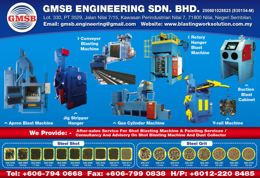 Conveyor Blasting Machine, Apron Blast Machine, Gas Cylinder Machine, Jig Stripper