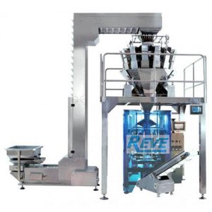 VERTICAL FORM FILL SEAL PACKING MACHINE WITH FILLING SYSTEM