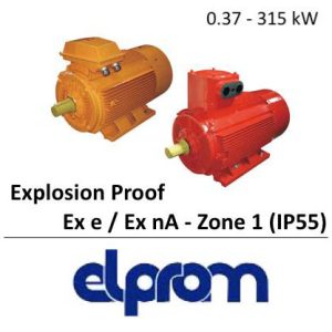 EEx D:De Flameproof Motor