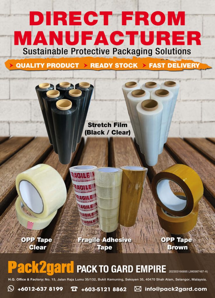 Stretch Film (Black / Clear), OPP Tape Clear, Fragile Adhesive Tape, OPP Tape Brown