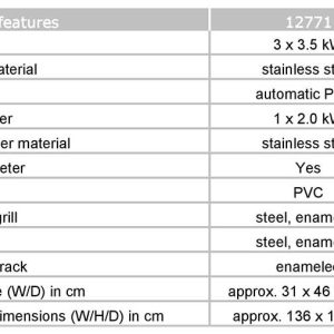 BUILT-IN LEX 485 (STAINLESS STEEL) GAS GRILL HEAD_SPEC