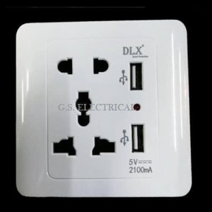 DLX 13A Universal Power Socket With USB