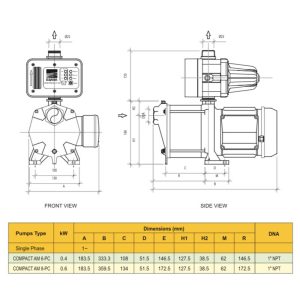 Ebara_Automatic Booster Pump - COMPACT BOOSTER AM-PC