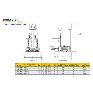 PUMP ERA_EBARA Hydro Booster Pump Variable Speed Booster System - UE-MINI_4