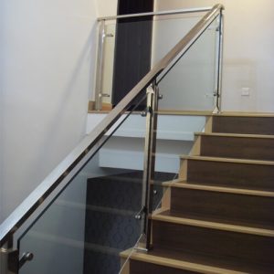 Stainless Steel Handrail With Glass