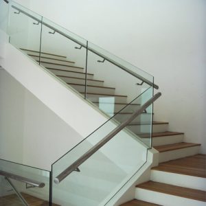 Stainless Steel Handrail With Glass