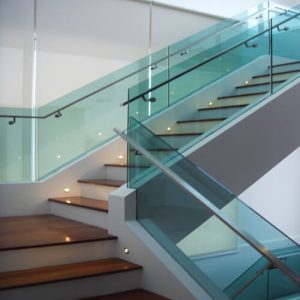 Stainless Steel Handrail With Glass