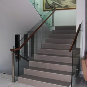 Stainless Steel Handrail With Glass