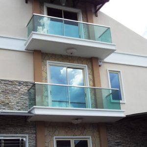 Stainless Steel Handrail With Glass
