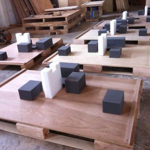 WOODEN BOX FOR ELECTRONIC PARTS